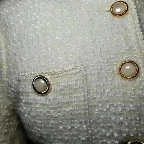 Vintage meeting street jacket Size 14p with shoulder pads. - Picture 3 of 9